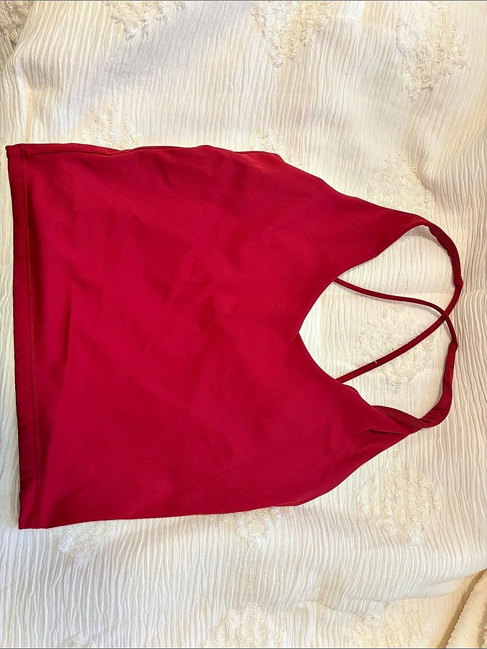 CSB Freedom Haven Tank Red Athletic Tank Top